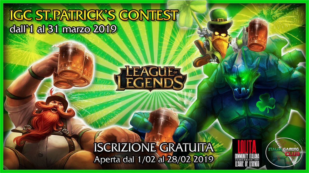 igc - italia gaming club - igc st patrick contest - league of legends
